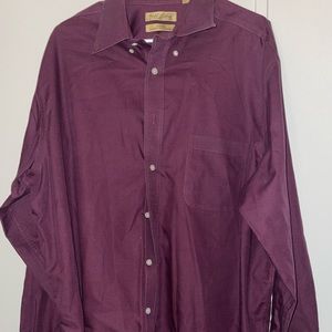 Roundtree & Yorke Men’s dress shirt, blue 3XB